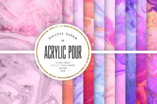 Acrylic Pour Backgrounds: Dynamic Textures for Modern Design
