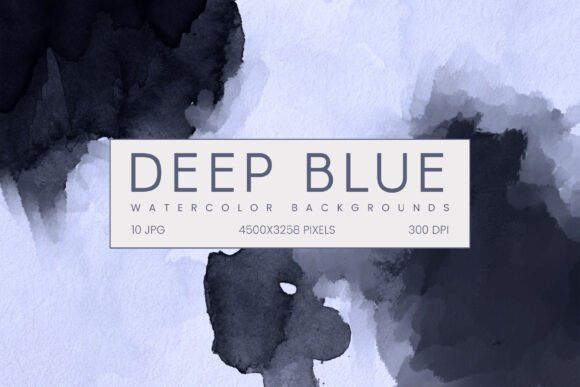 Deep Blue Watercolor Backgrounds: A Designer's Guide