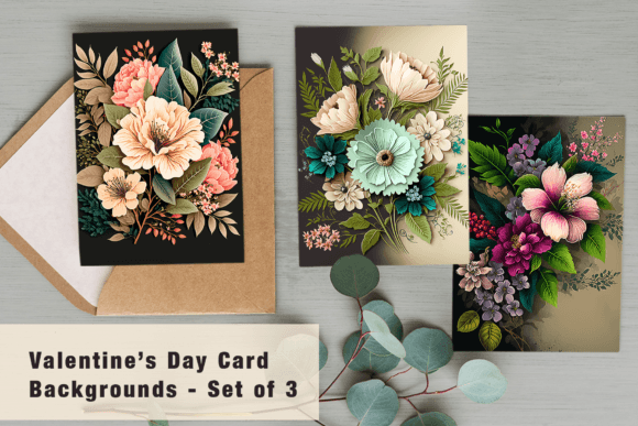 Designing with Heart: Using Floral Valentine's Card Backgrounds