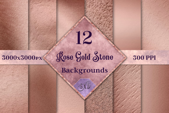 Elevate Your Visuals with Rose Gold Stone Backgrounds