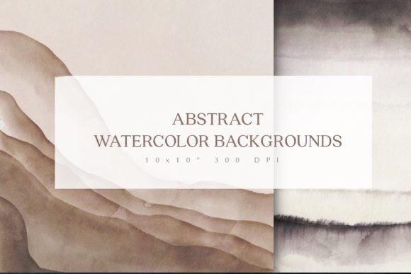 Grounded and Versatile: Working with Neutral Watercolor Backgrounds