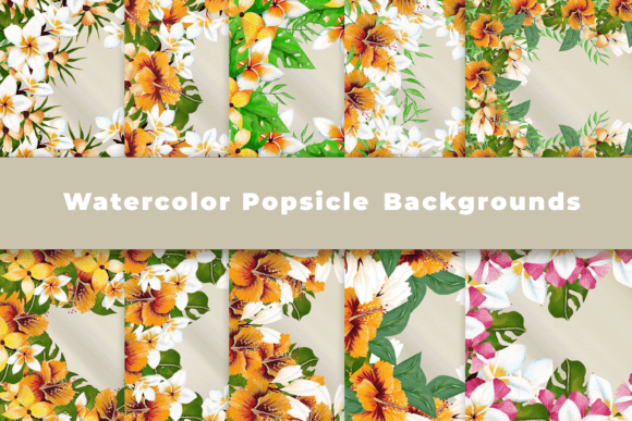 Summer Tropical Backgrounds: Vibrant Assets for Creative Projects