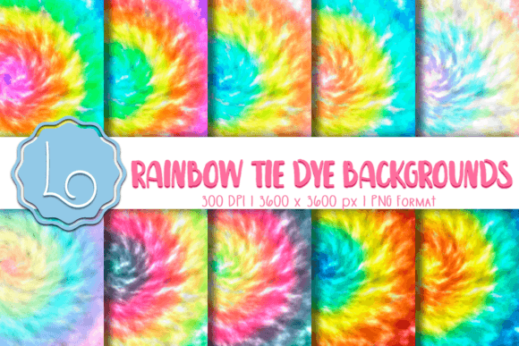 Unleash Vibrant Creativity with Rainbow Tie Dye Backgrounds
