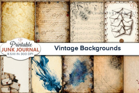 Unlocking Creativity: The Allure of Vintage Backgrounds Junk Journal Pages