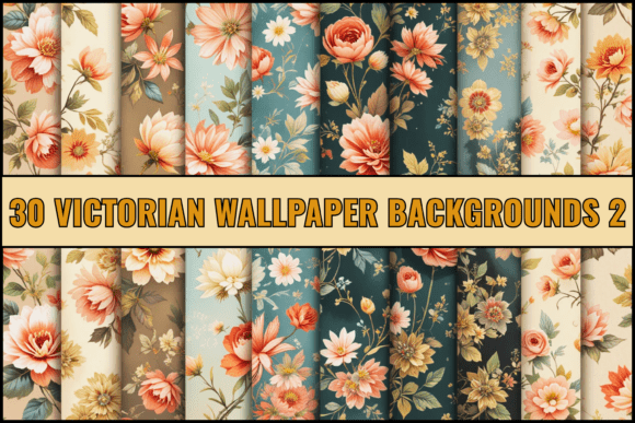 Victorian Flower Wallpaper: 30 Enchanting Backgrounds